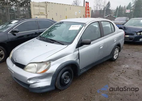 2001 Toyota Echo from USA, damaged, VIN JTDBT123110171709